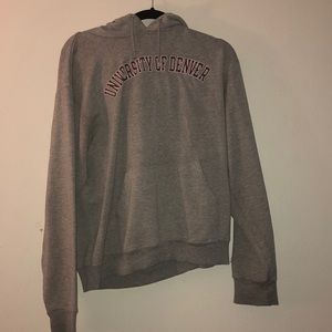 university of denver grey hoodie